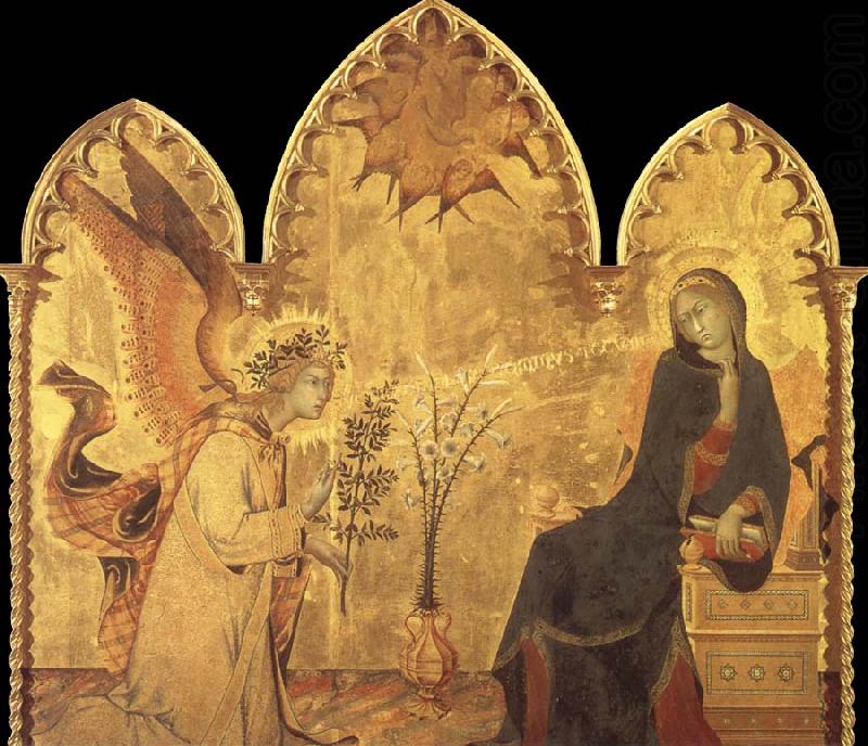 Simone Martini Detail of the Annunciation and two saints china oil painting image